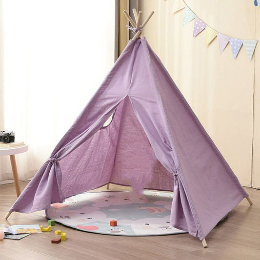 Tipi Fille Tissu Violet