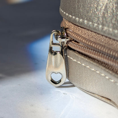 Trousse de voyage pour bijoux en forme de cœur