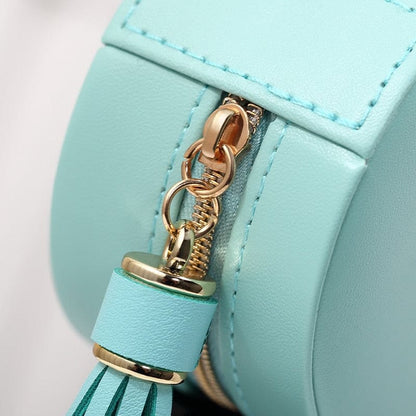 Trousse à bijoux de voyage ronde