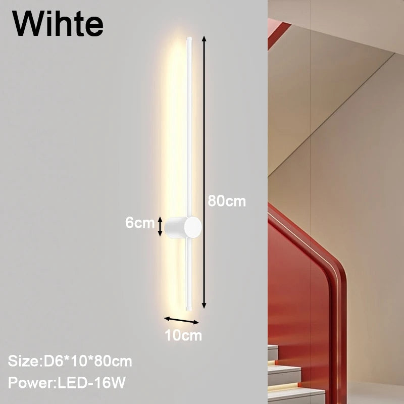 Applique Murale LED Minimaliste NordicShine - Design Scandinave Moderne et Élégant