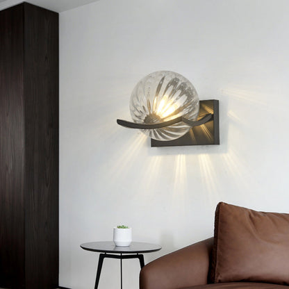 Applique Murale LED Moderne en Verre – Design Élégant et Écologique pour Salon, Chambre et Couloir
