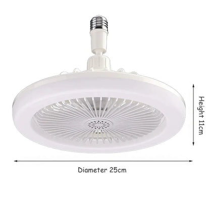 Ventilateur Plafond Lampe LED E27 pour Salon Chambre • JOYINLED