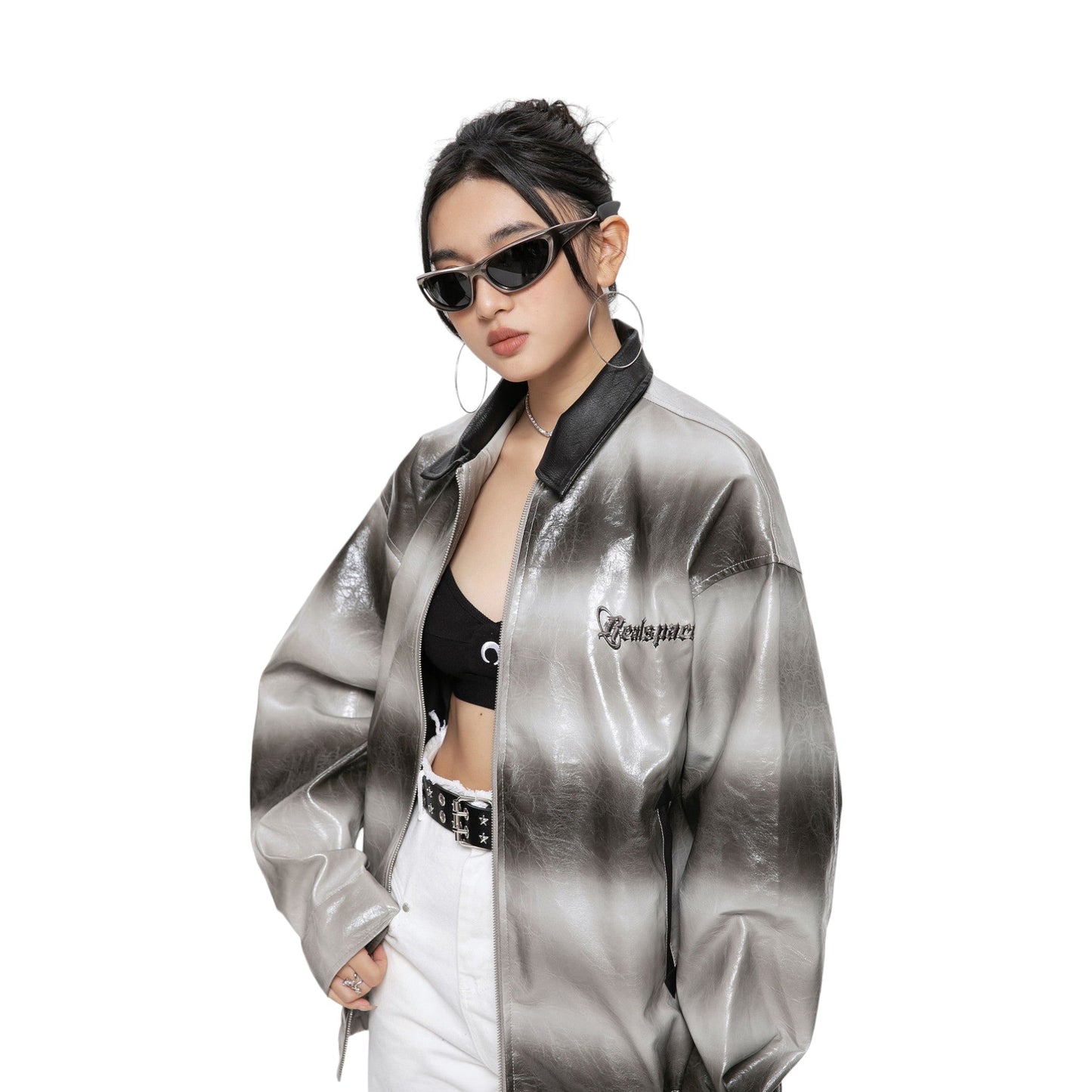 Veste japonaise satinée