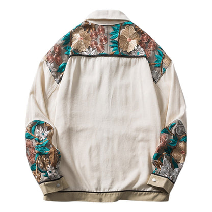 Veste fleurs japonaise