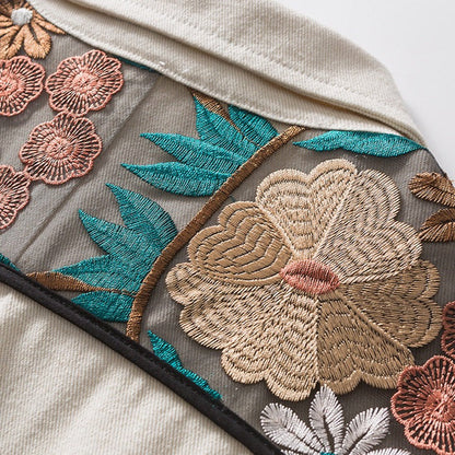 Veste fleurs japonaise