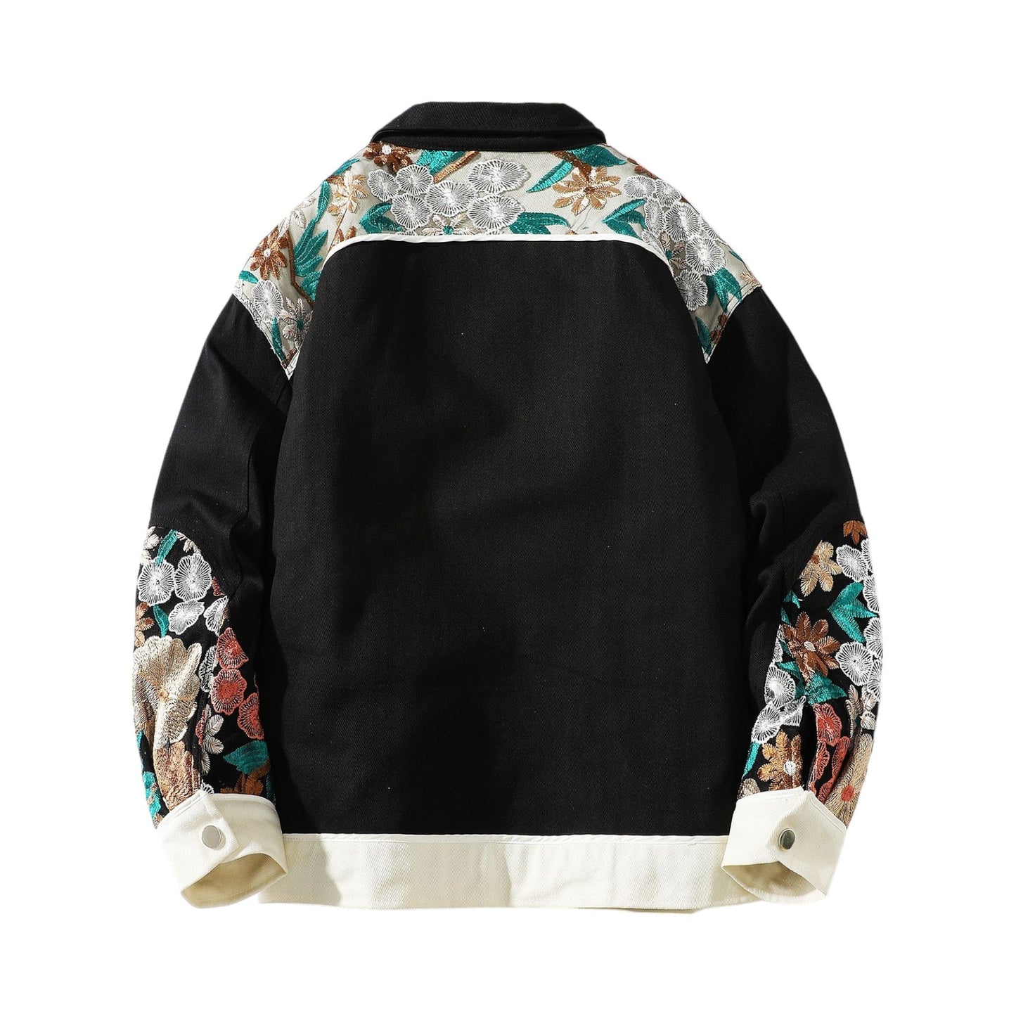 Veste harajuku japonaise homme fleurs