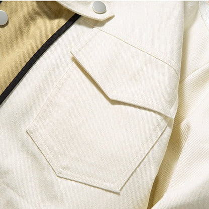 Veste harajuku japonaise homme fleurs