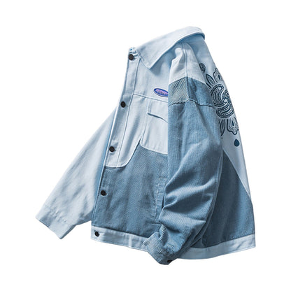 Veste jean toile japonaise