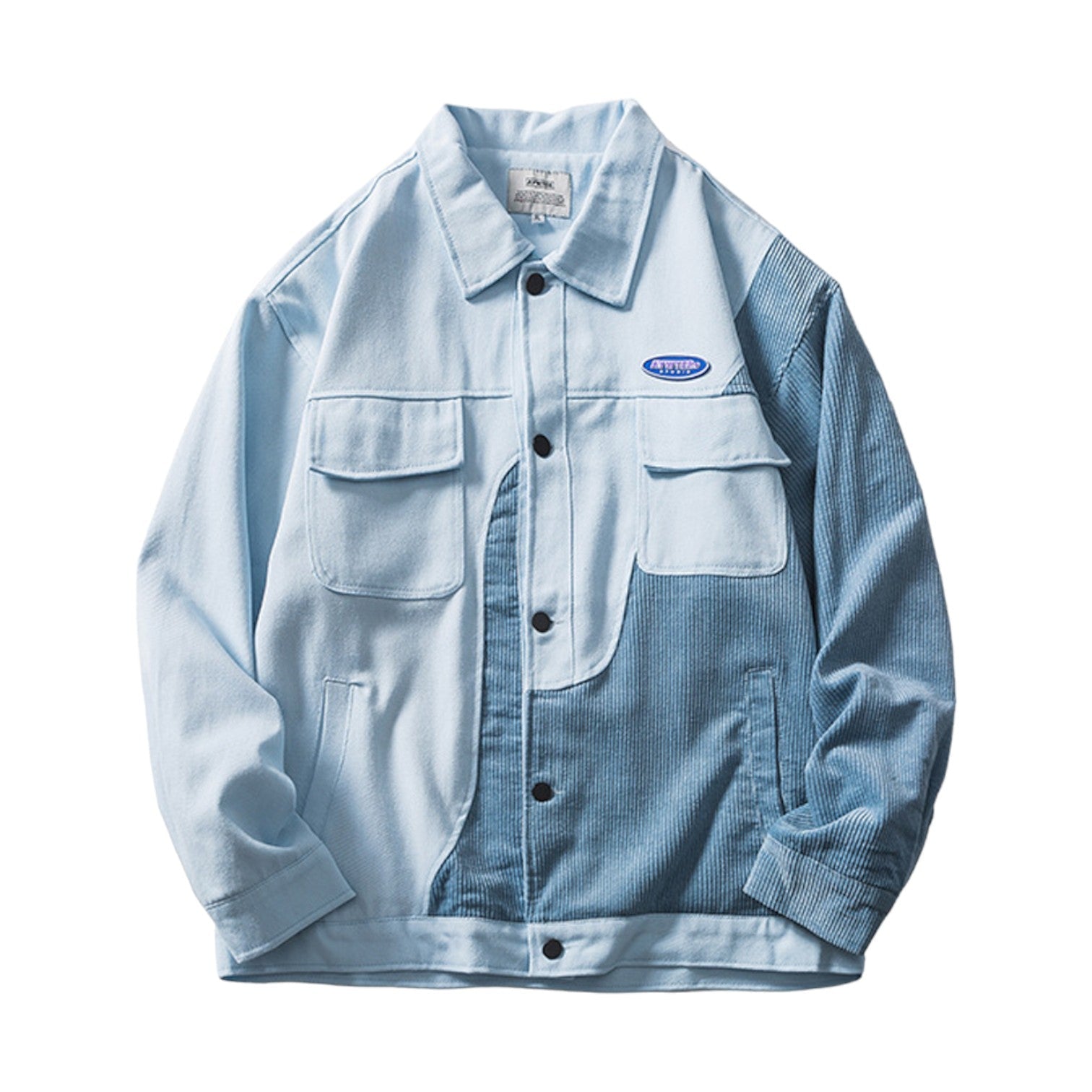 Veste en Jean Côtelée ’WRK711’ - S