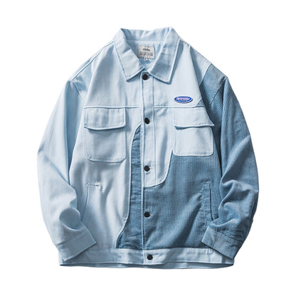 Veste en Jean Côtelée ’WRK711’ - S