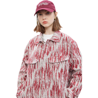 Veste imprimée motif abstrait