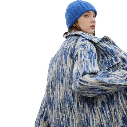 Veste imprimée motif abstrait