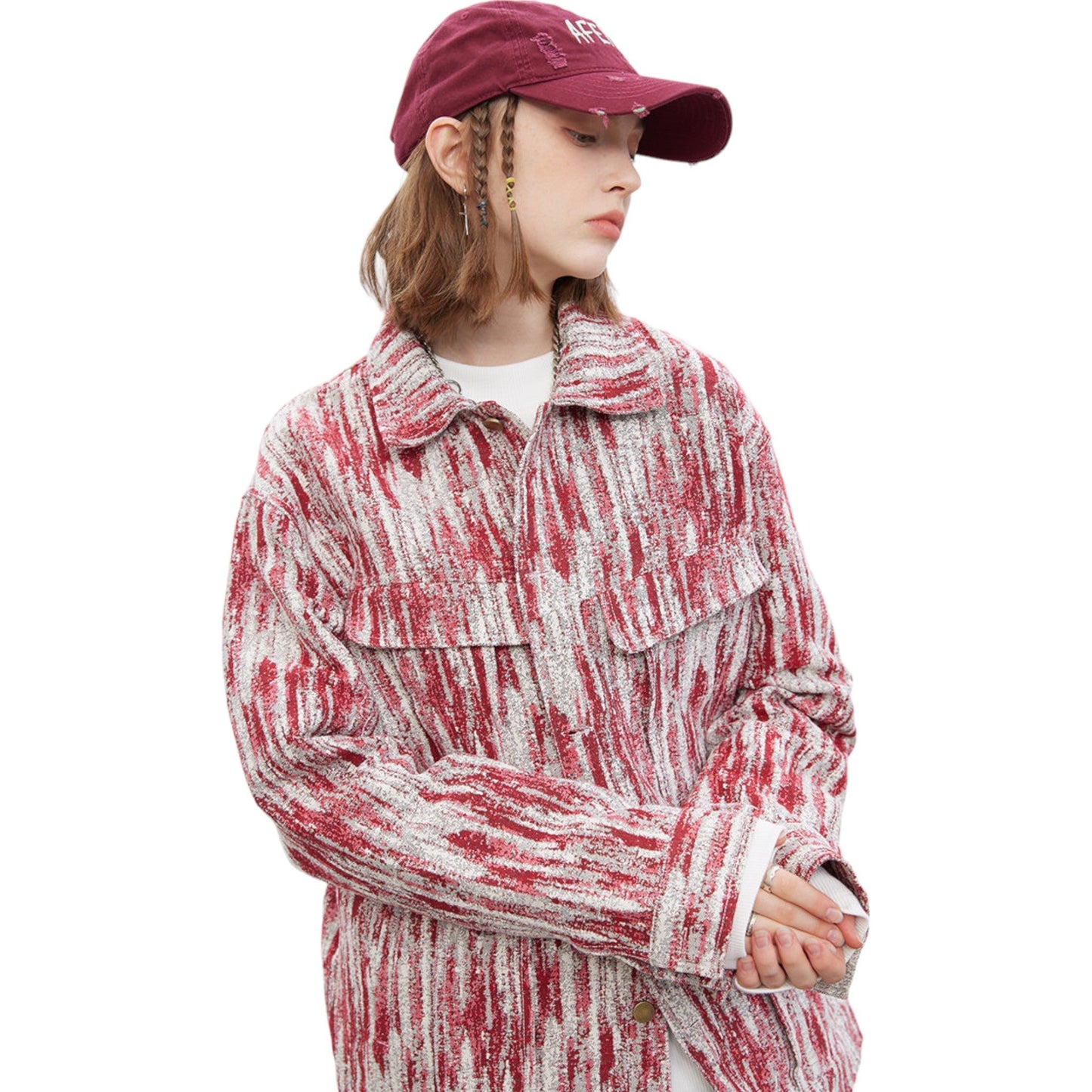 Veste imprimée motif abstrait