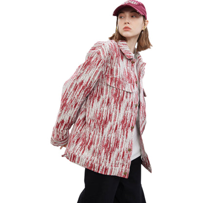 Veste imprimée motif abstrait