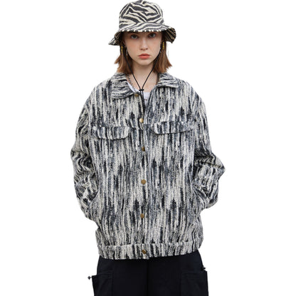 Veste imprimée motif abstrait