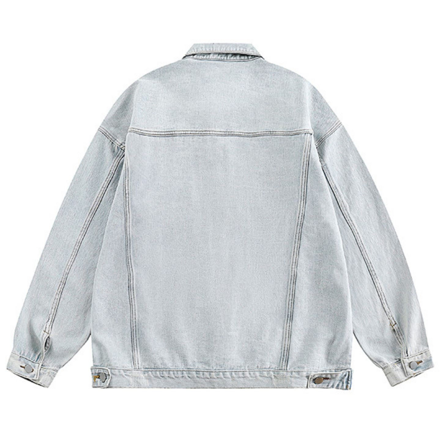 Veste en jean delave homme