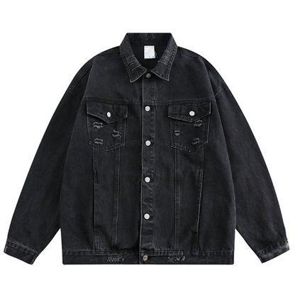 Veste en Jean Retro Vintage - Noir / M