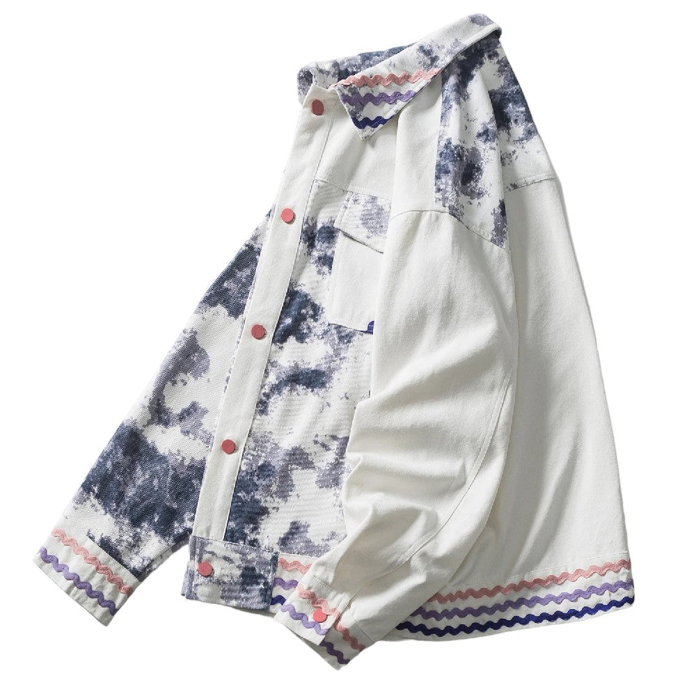 Veste en jean homme streetwear