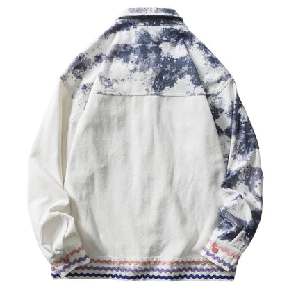 Veste en jean homme streetwear