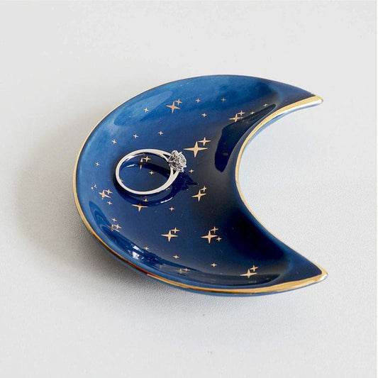 Vide-poches lune en céramique