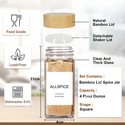 Vous cherchez à organiser vos épices de façon écologique et pratique ? Découvrez notre Ensemble de Pots à Épices en Verre & Bambou.