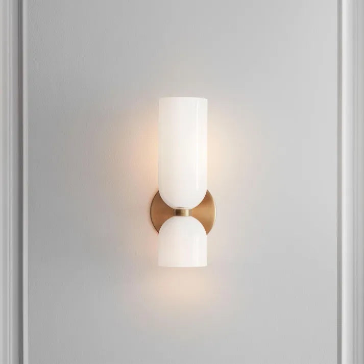 Applique Murale LED Double Tête en Verre – Élégance Moderne et Efficacité Énergétique